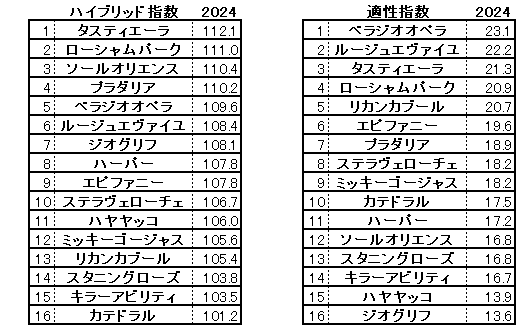 2024　大阪杯　HB指数